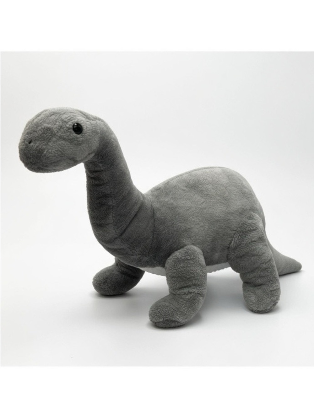 Gray Plush Dinosaur Reptile Toy - Soft Stuffed Animal - Picture 1 of 4